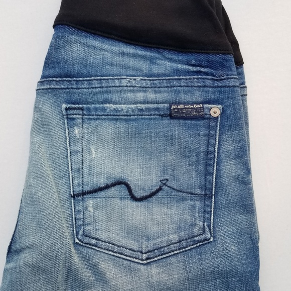 7 For All Mankind Maternity Jeans - Picture 1 of 4